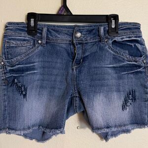 Bongo Women's Blue and Navy Shorts
